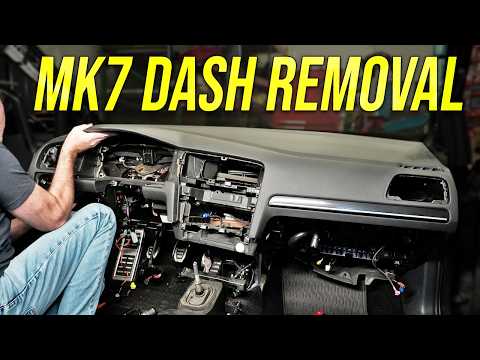 How to Take the Dash out of a MK7 | Evaporator & Heater Core DIY