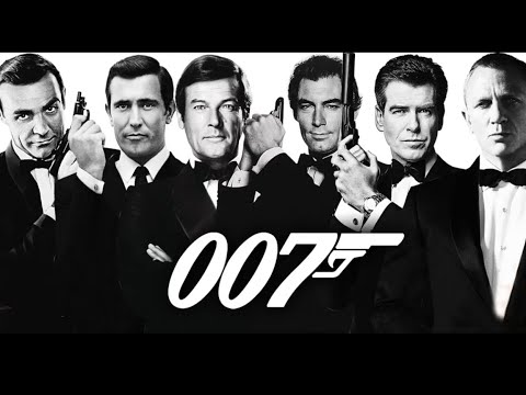 James Bond 007 (1962-2023) Retrospective Tribute - Sean Connery Lazenby Moore Dalton Bronson Craig
