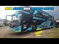 Suara Rem Angin Bus Pariwisata Alvaro Satya Trans Saat Parkir Di Parangtritis
