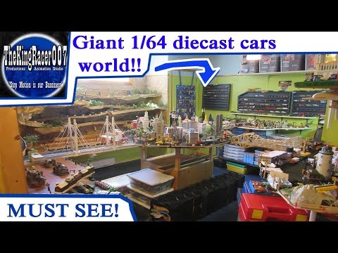 Realistic 1/64 diorama/city model scale for 1/64 diecast cars!