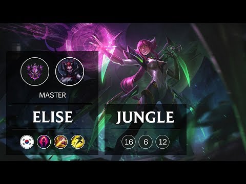 Elise Jungle vs Nidalee - KR Master Patch 9.2