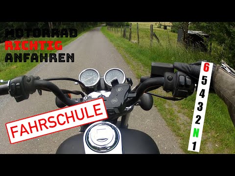 Motorrad richtig anfahren & Schalten (A1, A2, A) | Jaggins