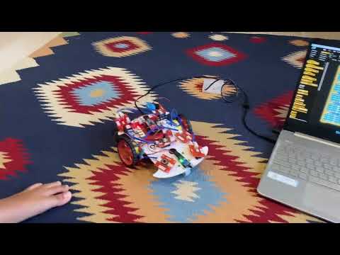 Computer Controlled Robot with Object Sensing Control robotics project video thumbnail