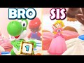 2-Player Mario Party Superstars! [Peach's Birthday Cake] *BRO VS SIS!*