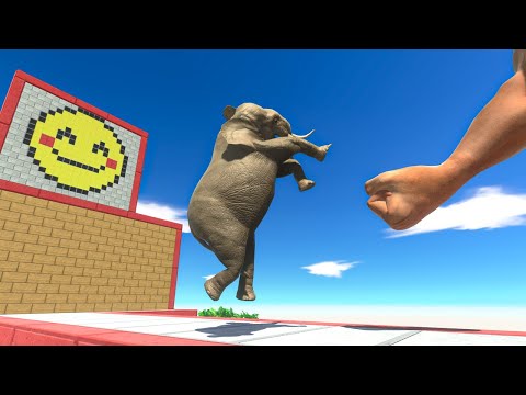 EPIC PUNCH on the WALL and DYNAMITES - Animal Revolt Battle Simulator