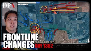 [ Ukraine Frontline Changes ] THE NORTHERN FLANKING HAPPENED!!! Russian forces appears N of Pokrovsk