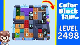 Solution du Niveau 2498 de Color Block Jam