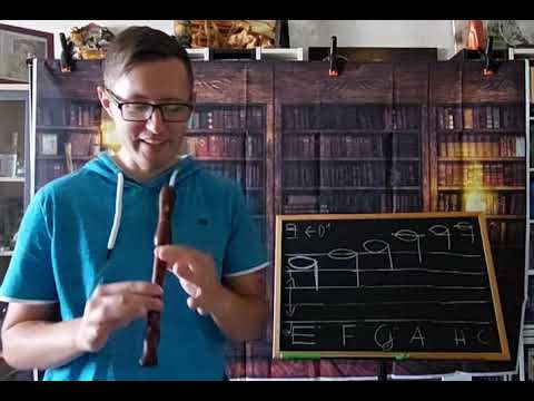 Hohen Töne auf der Sopranblockflöte. Griffe und Daumentrick.