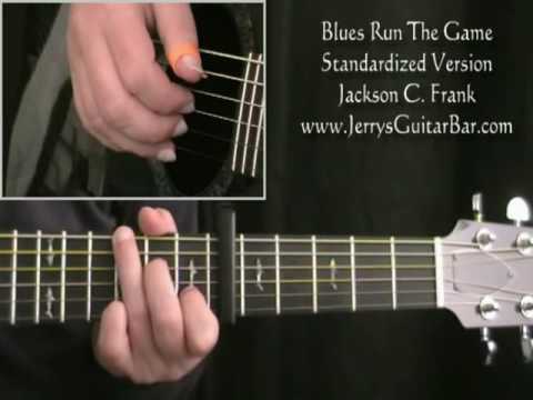 How To Play Jackson C Frank Blues Run The Game (full lesson)