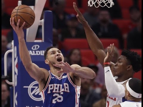 Ben Simmons records his first career triple-double vs Pistons | 23 Oct 2017
