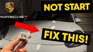 Porsche Cayenne cannot start? Try this first!!!
