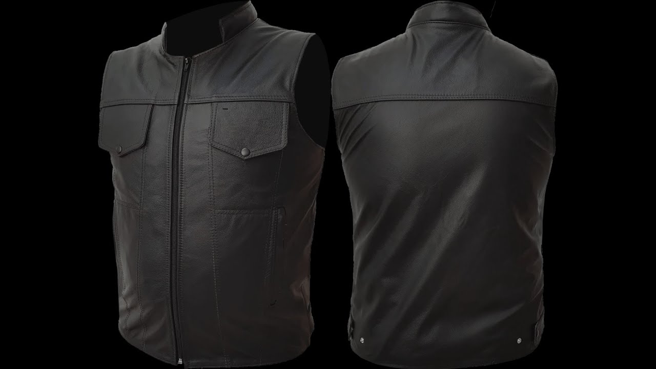 First Racer Brasil - Colete Couro Bovino Modelo Sons of Anarchy Col37