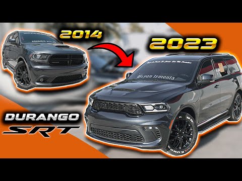SHOULD WE UPGRADE IT TO SRT? DISCOVER HOW WE TRANSFORMED THIS GRAY 2014 DODGE DURANGO TO 2022