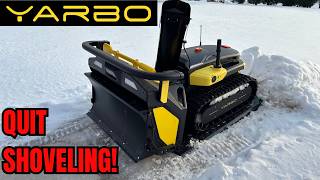 The FUTURE IS NOW: Yarbo Autonomous Yard Robot - Snow Blower, Snow Plow, and MORE