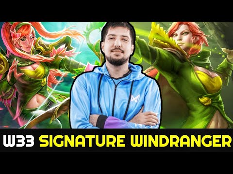 W33 Mid 100% Destroy Storm Spirit with his Signature Hero Windranger 7.26 Dota 2