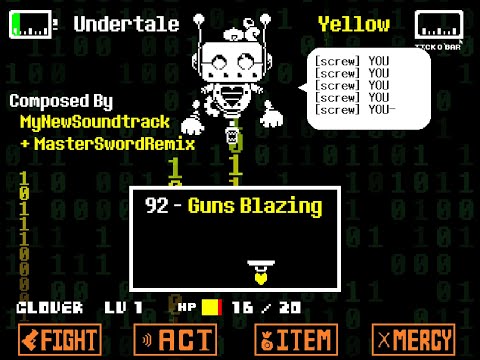 Undertale Yellow - 092 Guns Blazing (15 minute loop)