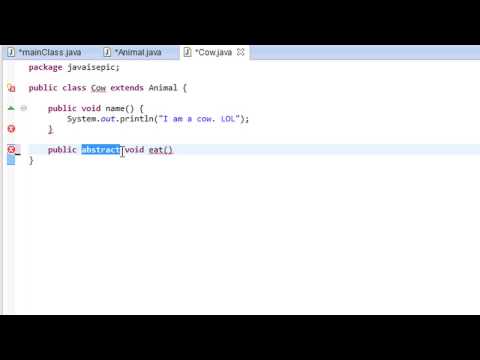 Java Programming 40 Abstract Modifier Keyword