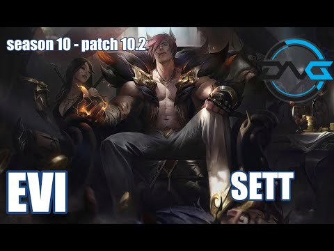 【韓国サーバー/GM】DFM EVI セト(Sett) VS レネクトン(Renekton) TOP - Patch10.2 KR Ranked【LOL】