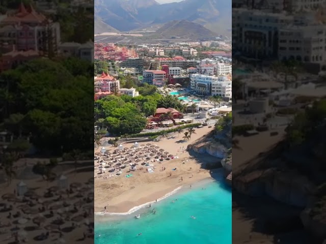 Vídeo relacionado con adrium Cuadro en lienzo de 50 x 30 cm: playa de El Duque en la Costa Adeje, Tenerife, Islas Canarias, España (150482671)