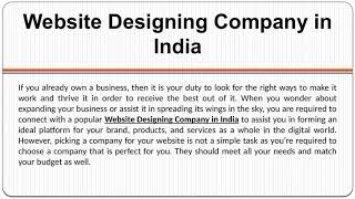Web Solution Centre - Video - 2