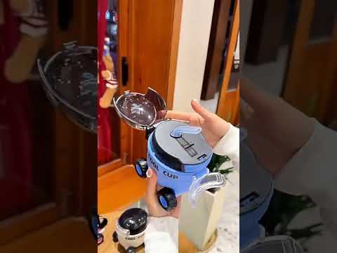 Water Bottles with Straw Unique Fun Cool Car Cup with Vehicle Wheel