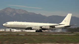 Israeli Defence Force Boeing 707-3J6C(KC) Arriving at KCNO (2024)