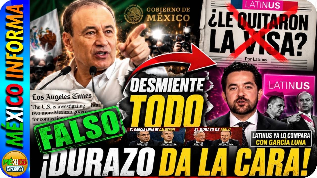 QUIEREN CULPAR A AMLO Y COMPARARLO CON CALDERÓN Y A ALFONSO DURAZO EQUIPARARLO CON GARCÍA LUNA.
