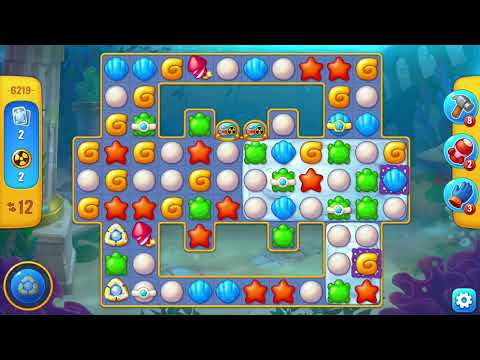 [FISHDOM Walkthrough] Level 6219 (Qua màn - Fishdom)