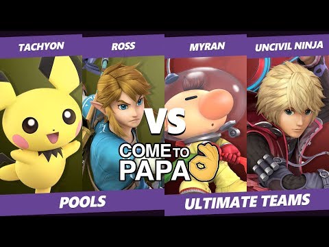 CtP3 SSBU - Tachyon & Ross Vs. Myran & Uncivil Ninja - Smash Ultimate Teams Tournament Pools