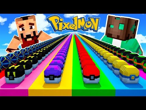 CHALLENGE WITH ALL THE LUCKY BLOCKS FROM POKÉMON IN MINECRAFT 😱😂 | ALL THE LUCKY BLOCKS IN PIXELMON