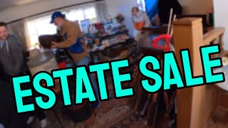 THIS ESTATE SALE WAS PACKED!! 100&#39;s of People showed up!