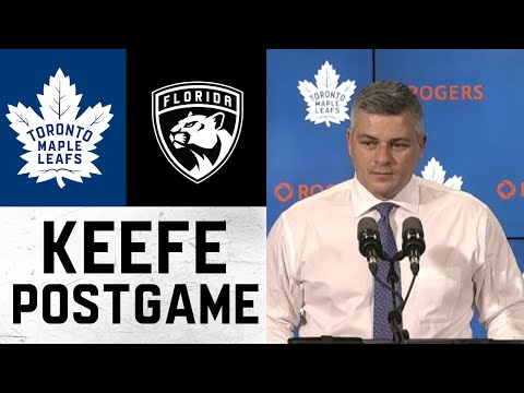 Sheldon Keefe Post Game ' Toronto Maple Leafs vs Florida Panthers ' March 27, 2022