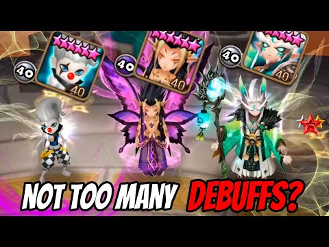 Continuous Debuffs Team with Figaro, Nyx and Valantis - Summoners War