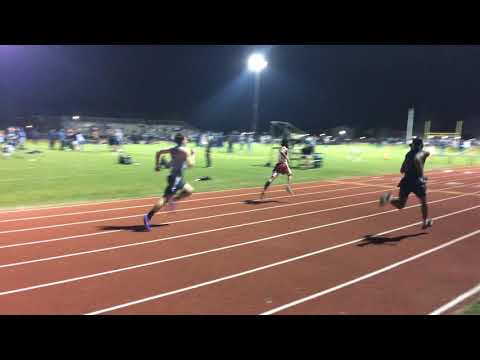 300m Hurdles L.D. Bell Hoot Smith Relays 3/7/19 (new PR)