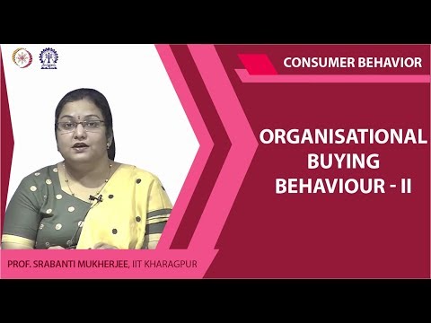 Organisational Buying Behaviour II
