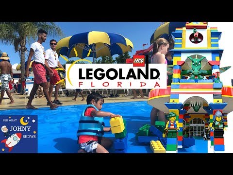 Legoland Florida Park and Water Park Dragon Roller Coaster Video