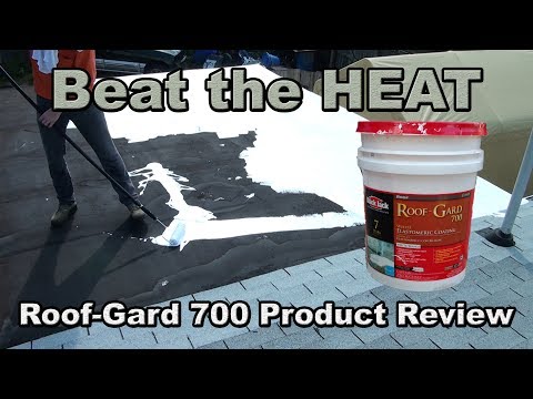 Roof Gard 700 Elastomeric Coating Review and Application 5G Bucket.