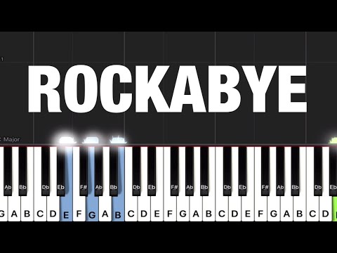 Clean Bandit - Rockabye Piano Tutorial | Medium