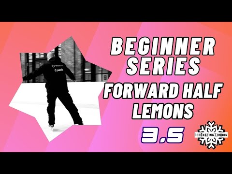 How to do Forward Half Lemons on Ice | Beginner Learn to Ice Skate Series thumbnail