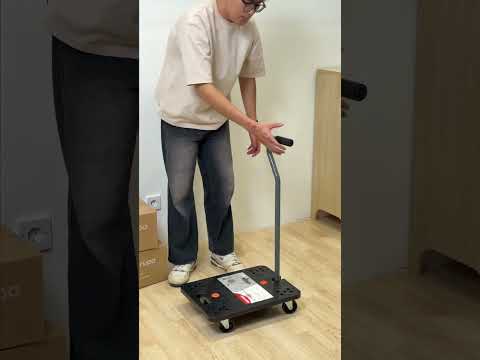 Gambar Maxbuilt Troli Barang Dolly Dengan Handle - Hitam