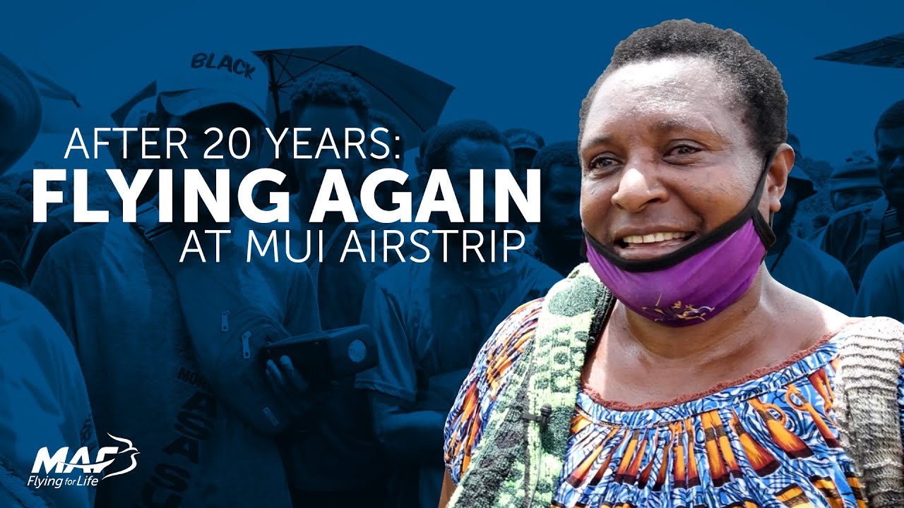 Mui Airstrip in northern Papua New Guinea has reopened after 20 years