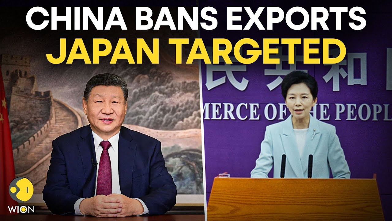 China-Japan Tensions LIVE: China Holds Press Conference Amid Ban on Dual Use Exports to Japan |WION
