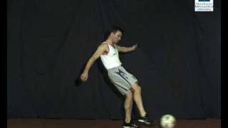 Football free kick - Slow motion video
