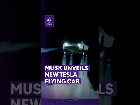 Elon Musk unveils new Tesla ‘flying car’