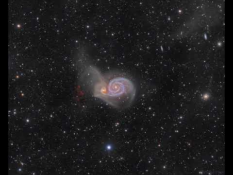 M51: The Whirlpool Galaxy #shorts