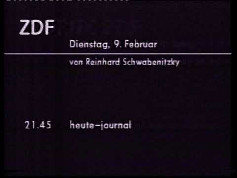 ARD 08.02.1988 Tagesschau + Sendeschluß