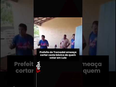 Prefeito de Tremedal ameaça cortar cesta básica de quem votar em Lula, mostra vídeo #Shorts