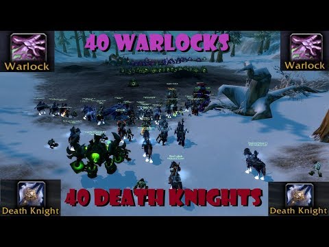 40 Death Knights VS 40 Warlocks