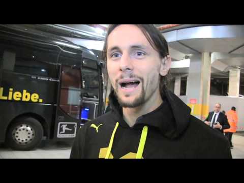 Neven Subotic after Arsenal v Dortmund   22 10 2013