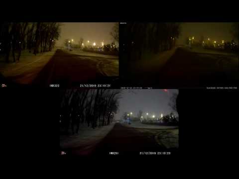 SGGCX2PRO (IMX323) vs SGGCX2PRO+ (IMX291) vs BlackVue DR750S-2CH (IMX291 - NV_OFF)